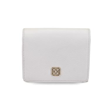 Heleno Beyaz Kadın Deri Cüzdan