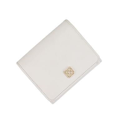  Heleno Beyaz Kadın Deri Cüzdan