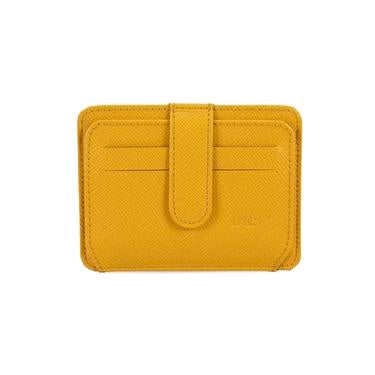  Lerona Sarı Kadın Deri Kartlık