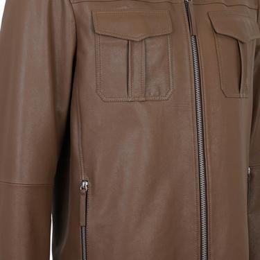  Carlino Kahve Erkek Deri Mont