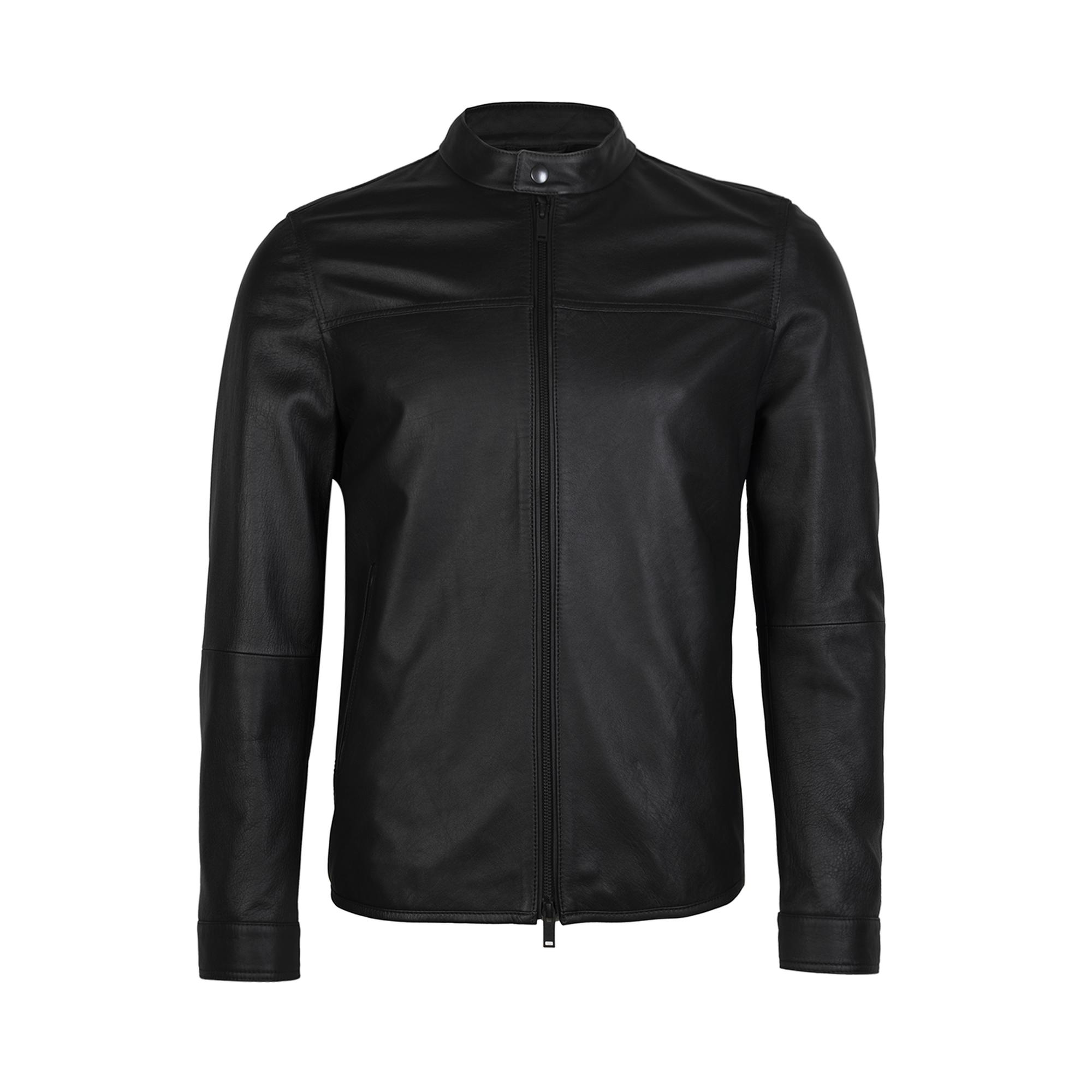 Dyami Siyah Erkek Deri Mont