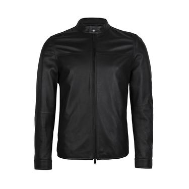  Dyami Siyah Erkek Deri Mont