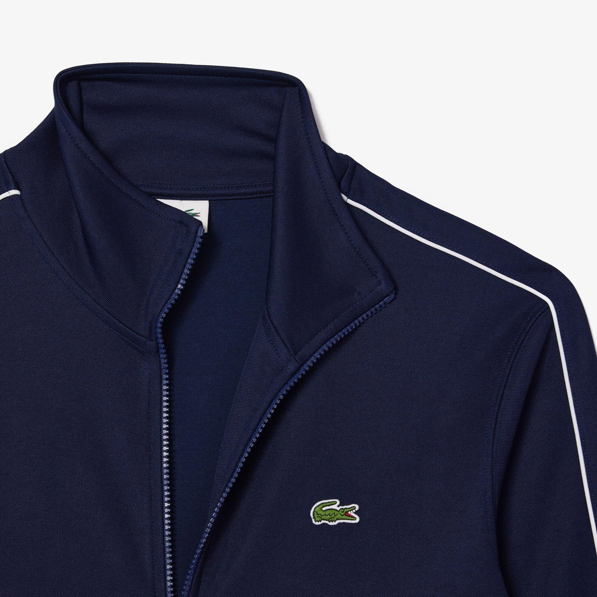 Lacoste Erkek Regular Fit Fermuarlı Lacivert Sweatshirt
