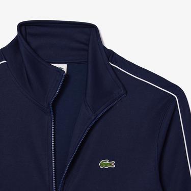  Lacoste Erkek Regular Fit Fermuarlı Lacivert Sweatshirt