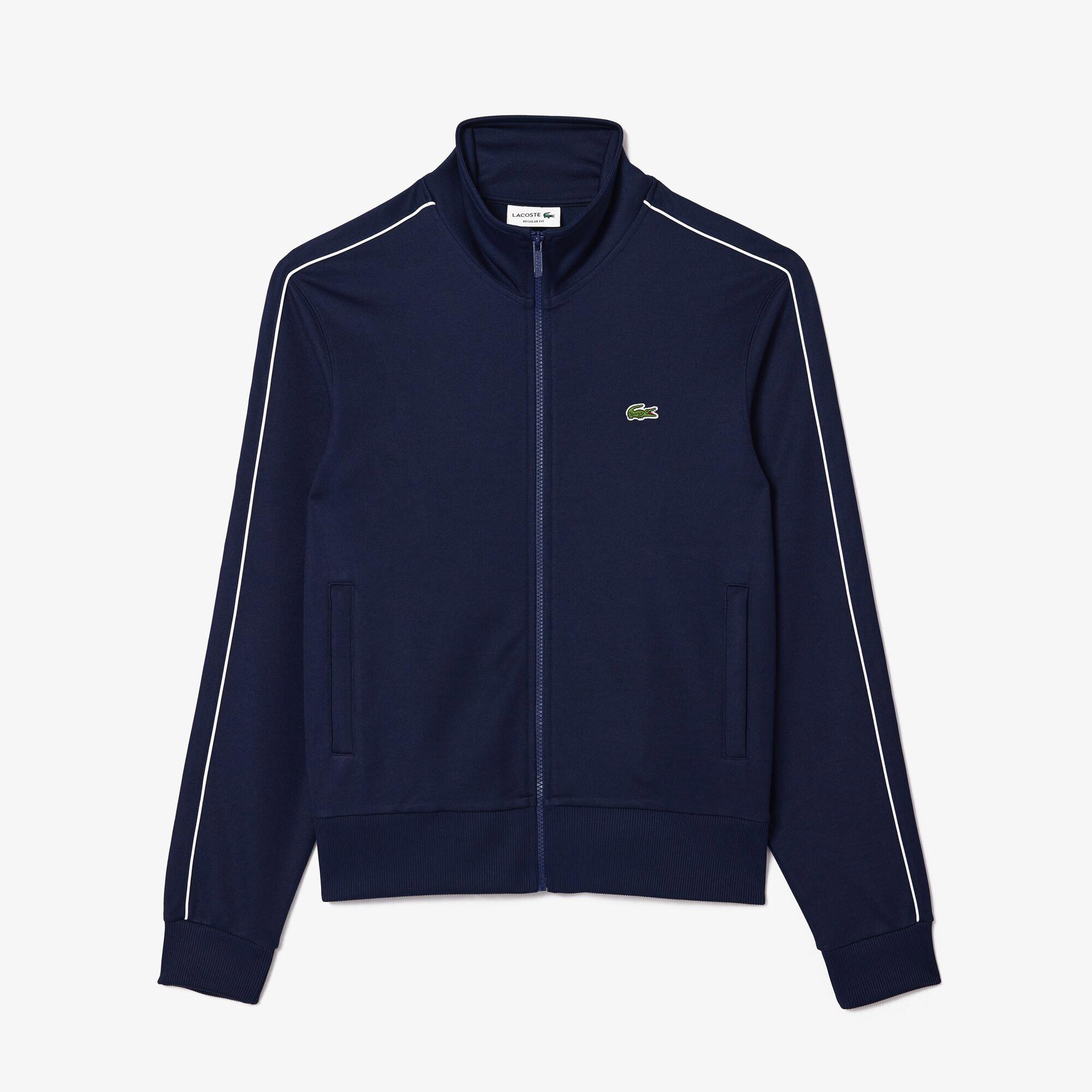 Lacoste Erkek Regular Fit Fermuarlı Lacivert Sweatshirt
