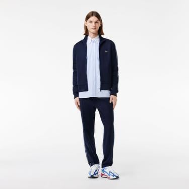  Lacoste Erkek Regular Fit Fermuarlı Lacivert Sweatshirt