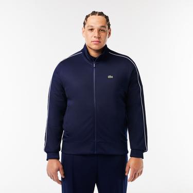  Lacoste Erkek Regular Fit Fermuarlı Lacivert Sweatshirt