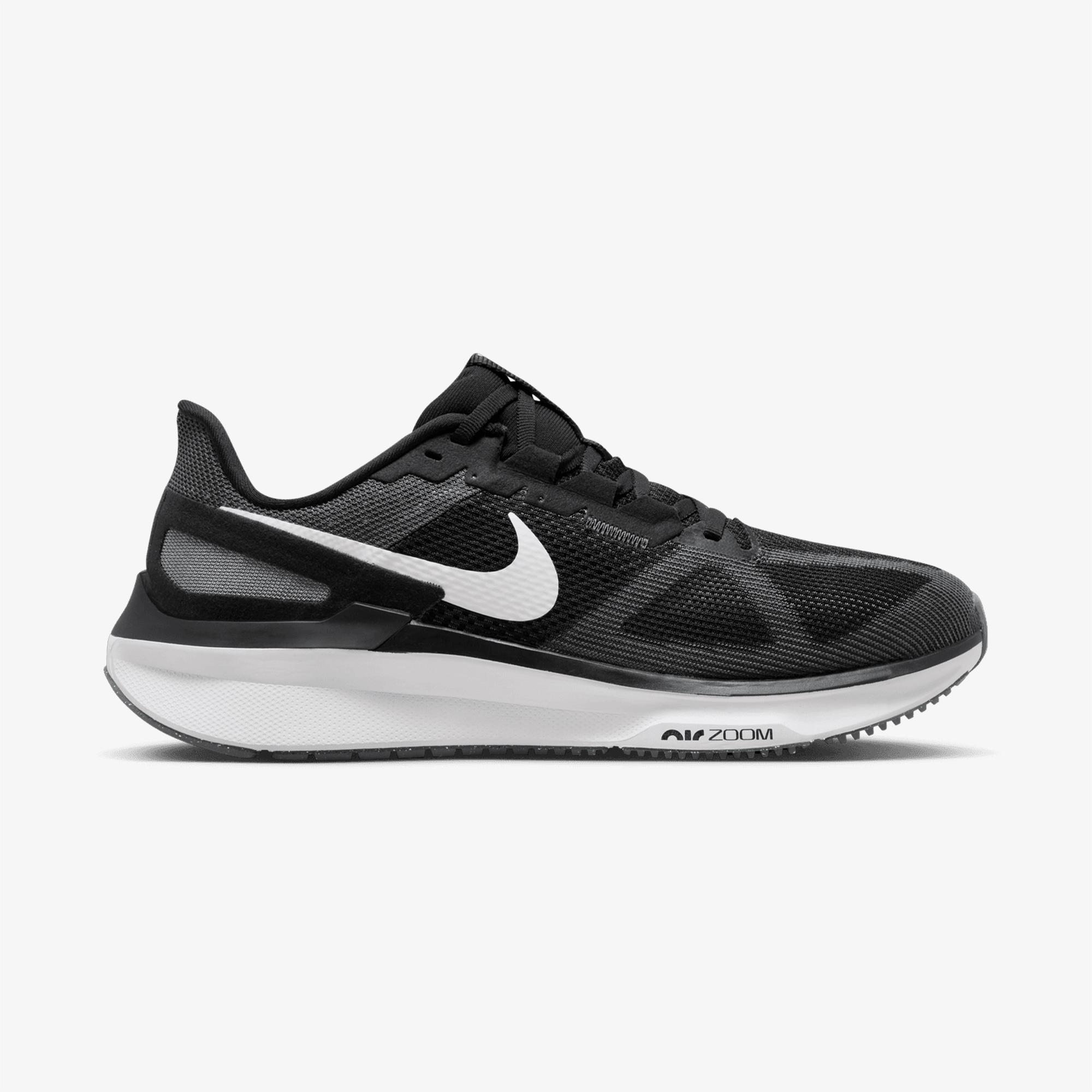 Nike Air Zoom Structure 25 Erkek Siyah Koşu Ayakkabısı