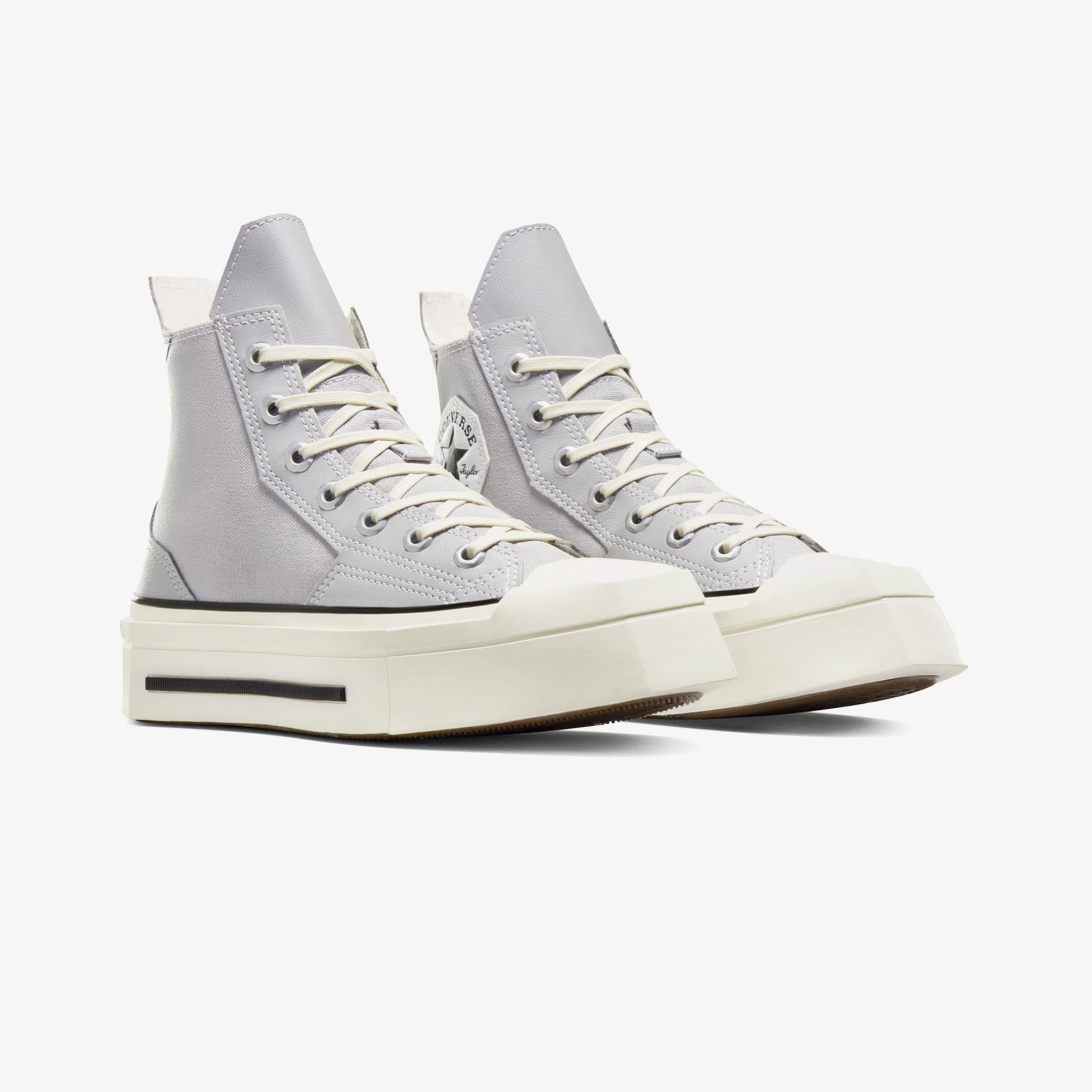 Converse Chuck 70 De Luxe Squared Unisex Gri Platform Sneaker