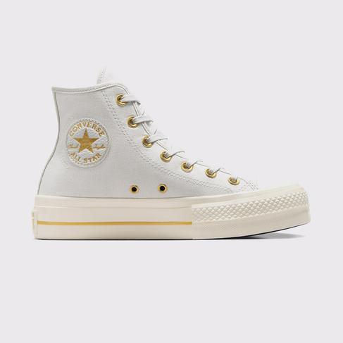  Converse Chuck Taylor All Star Lift Kadın Gri Platform Sneaker