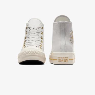  Converse Chuck Taylor All Star Lift Kadın Gri Platform Sneaker