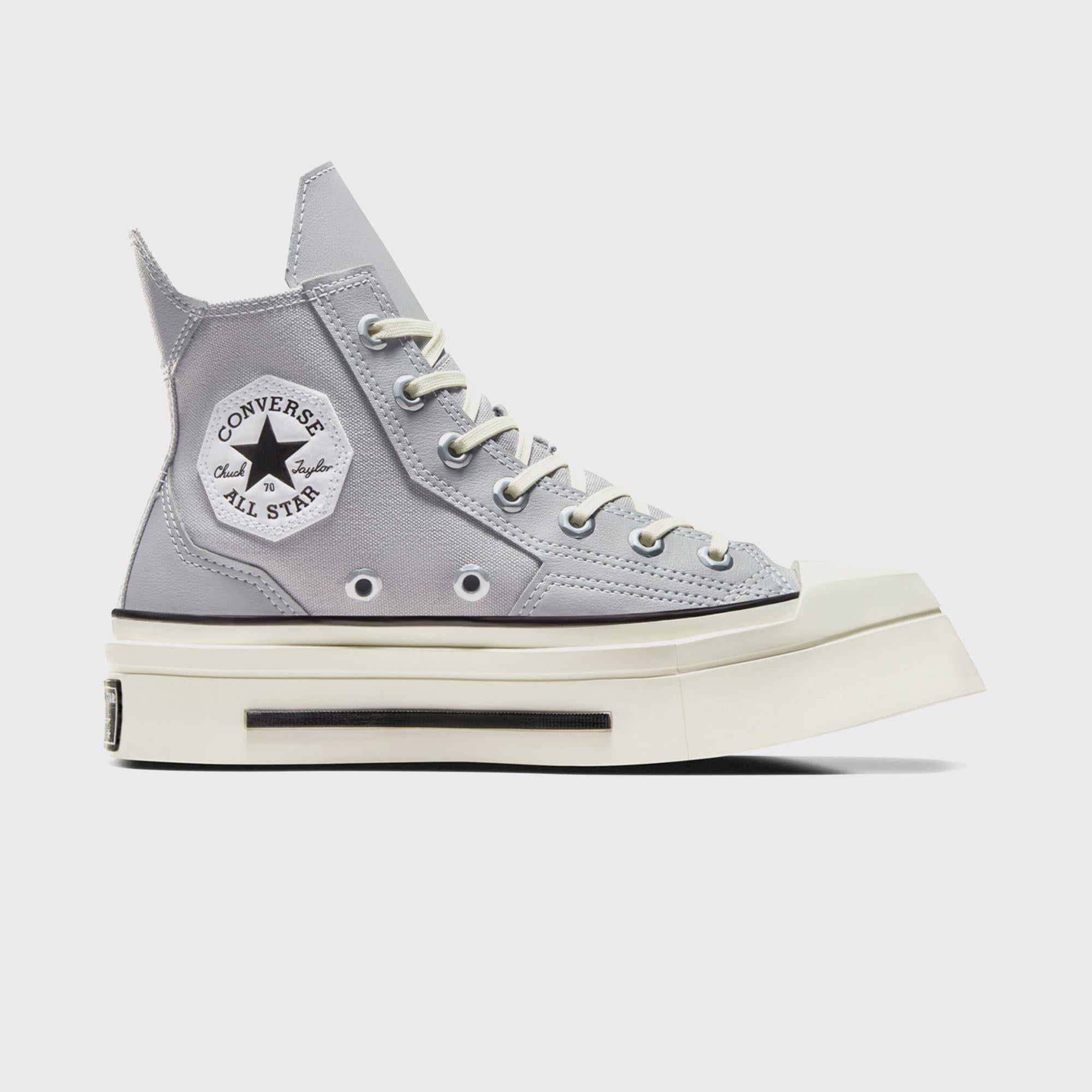 Converse Chuck 70 De Luxe Squared Unisex Gri Platform Sneaker