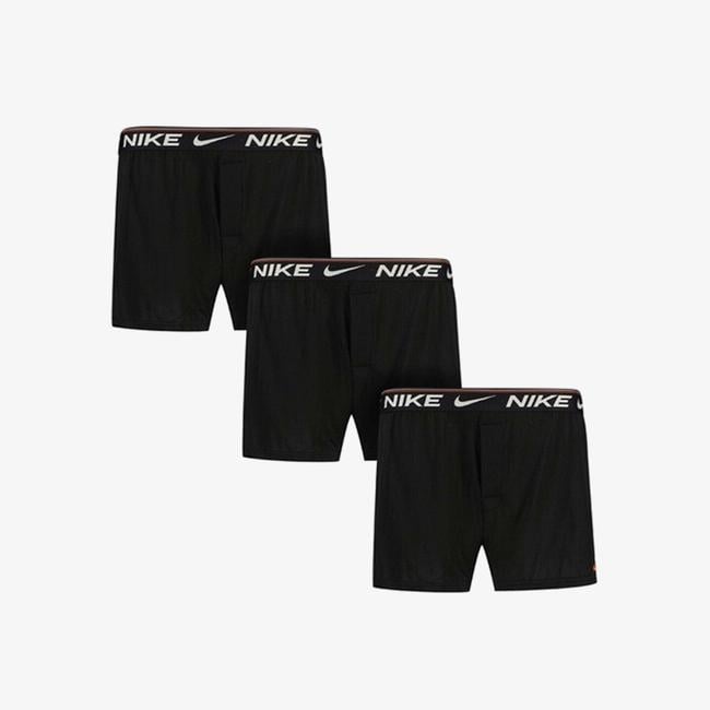  Nike 3lü Erkek Siyah Boxer