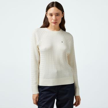  Tommy Hilfiger Kadın Sarı Kazak