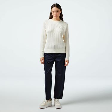  Tommy Hilfiger Kadın Sarı Kazak