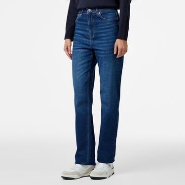  Kadın Regular Fit Mavi Jean Pantolon
