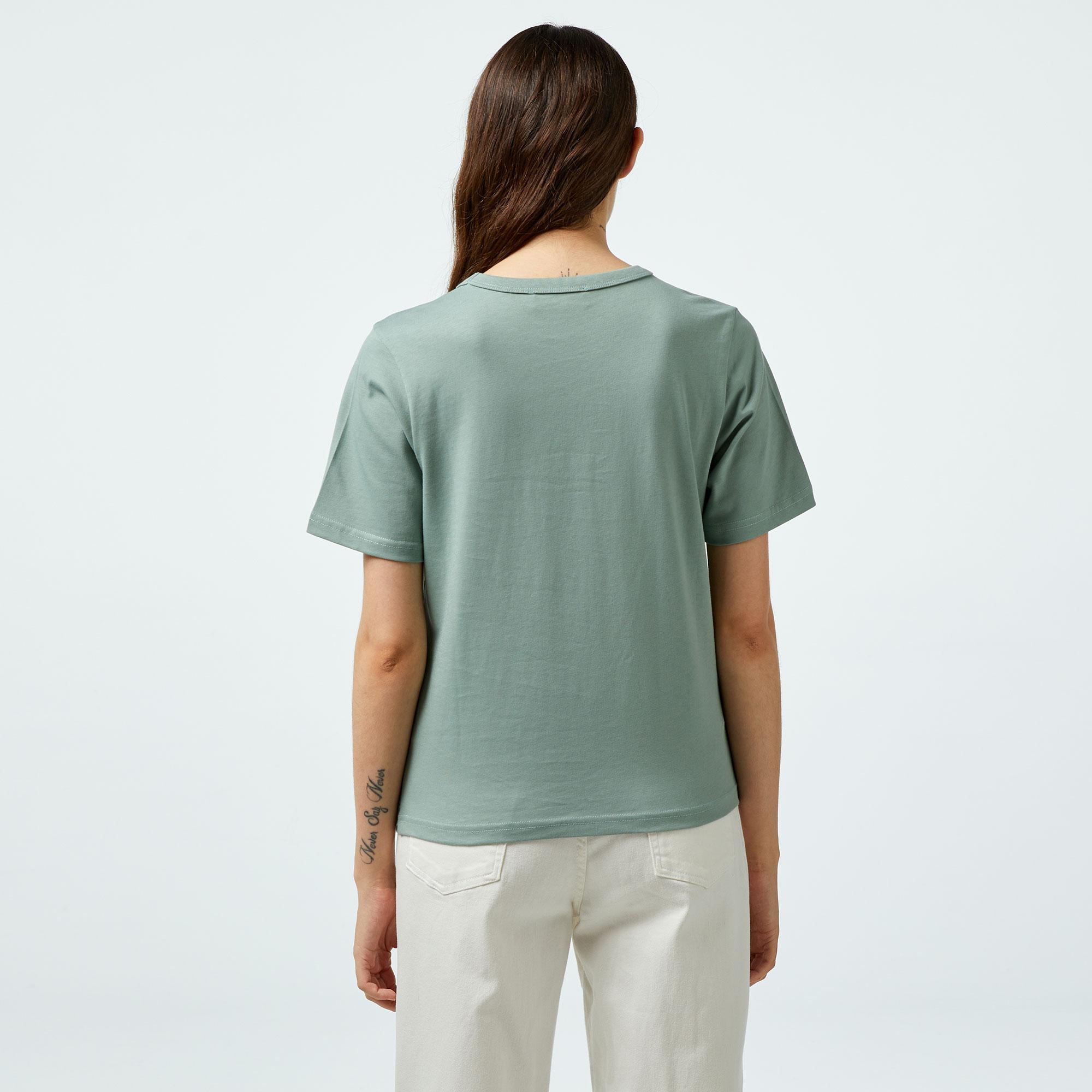 Les Benjamins 404 Kadın Yeşil T-Shirt