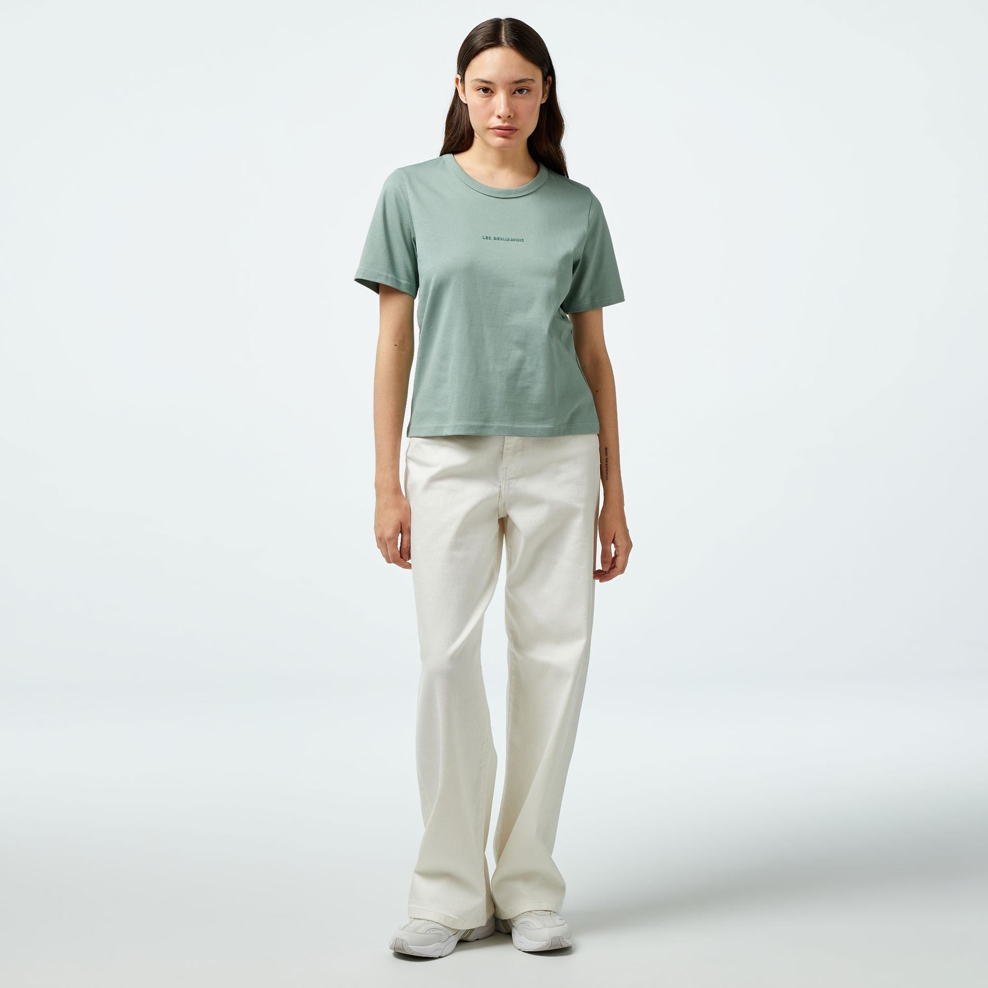 Les Benjamins 404 Kadın Yeşil T-Shirt