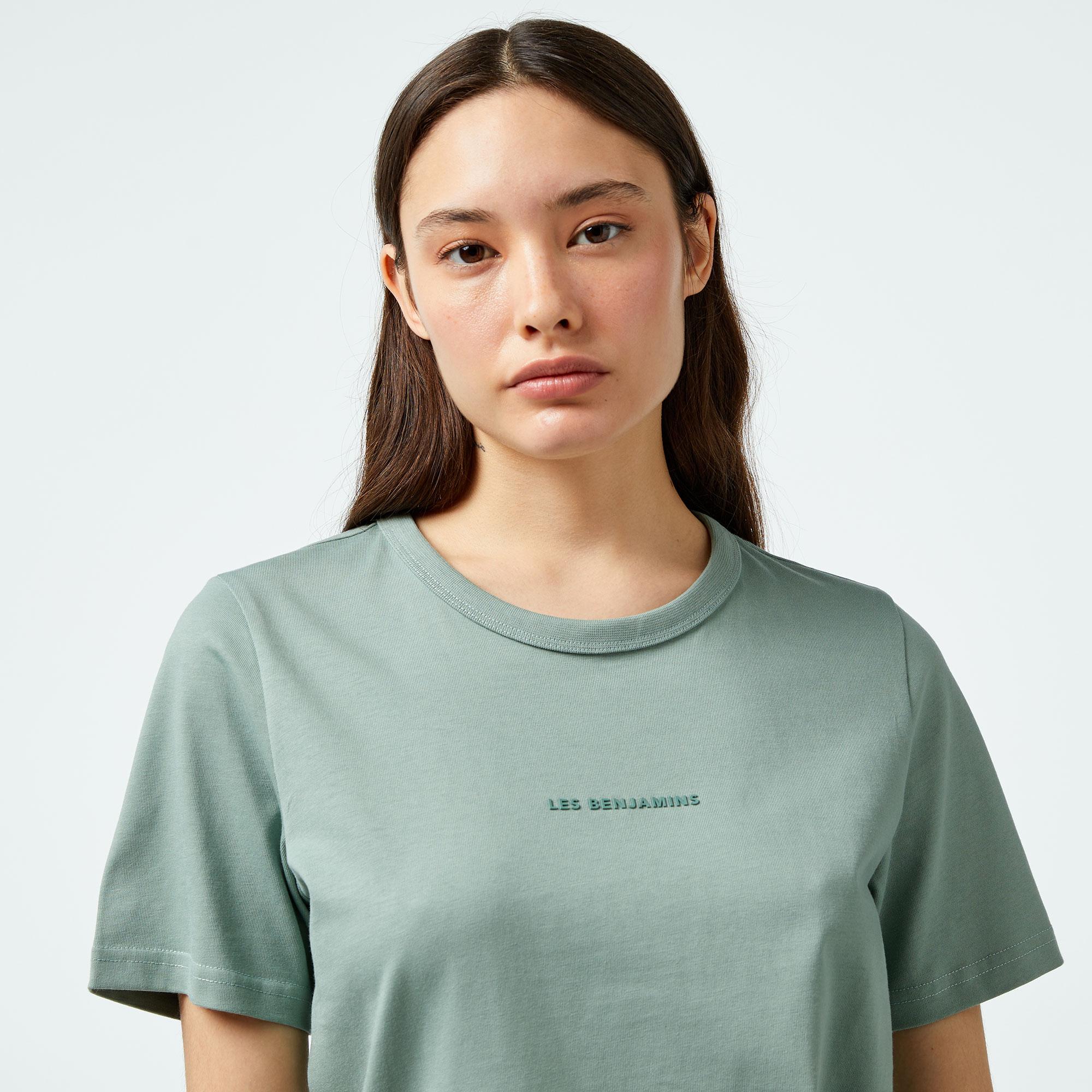 Les Benjamins 404 Kadın Yeşil T-Shirt