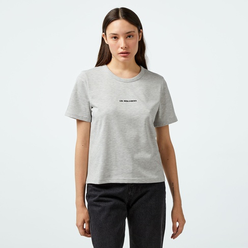  Les Benjamins 403 Kadın Gri T-Shirt
