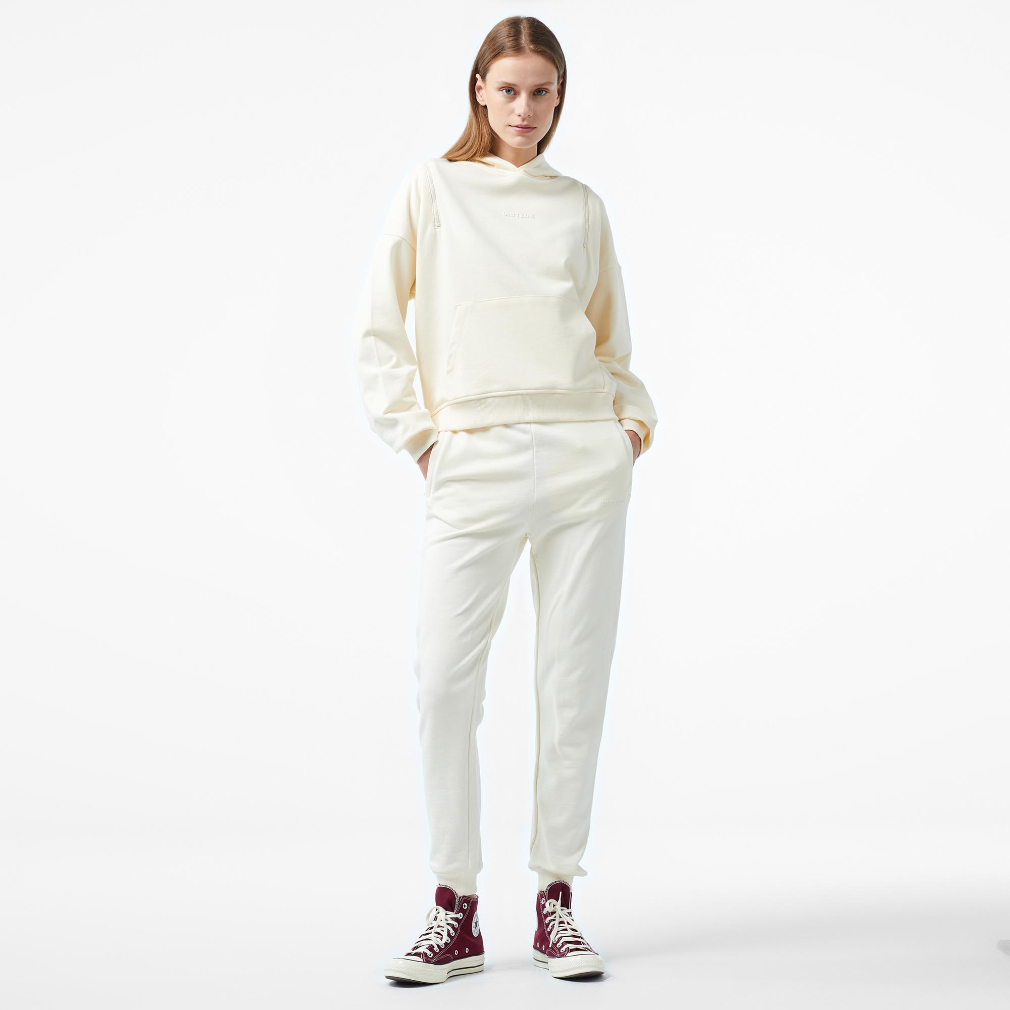 UNITED4 Kadın Krem Sweatshirt