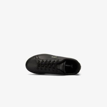  Lacoste Carnaby Pro Synthetic Fiber Çocuk Siyah Sneaker