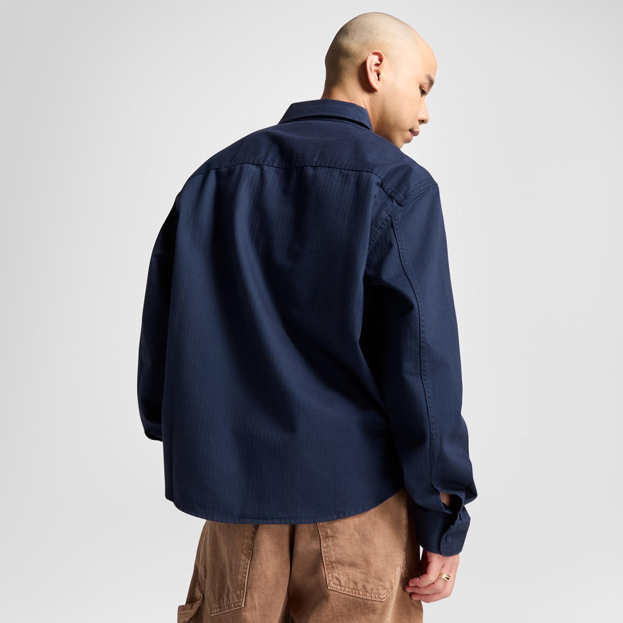 Converse Erkek Cepli Lacivert Gömlek