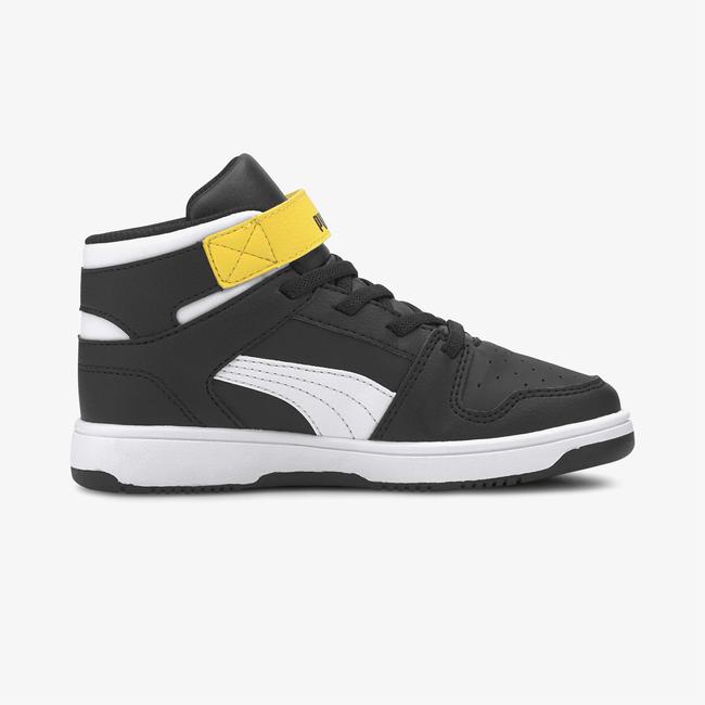  Puma Rebound Layup Sl V Ps Çocuk Siyah Spor Ayakkabı