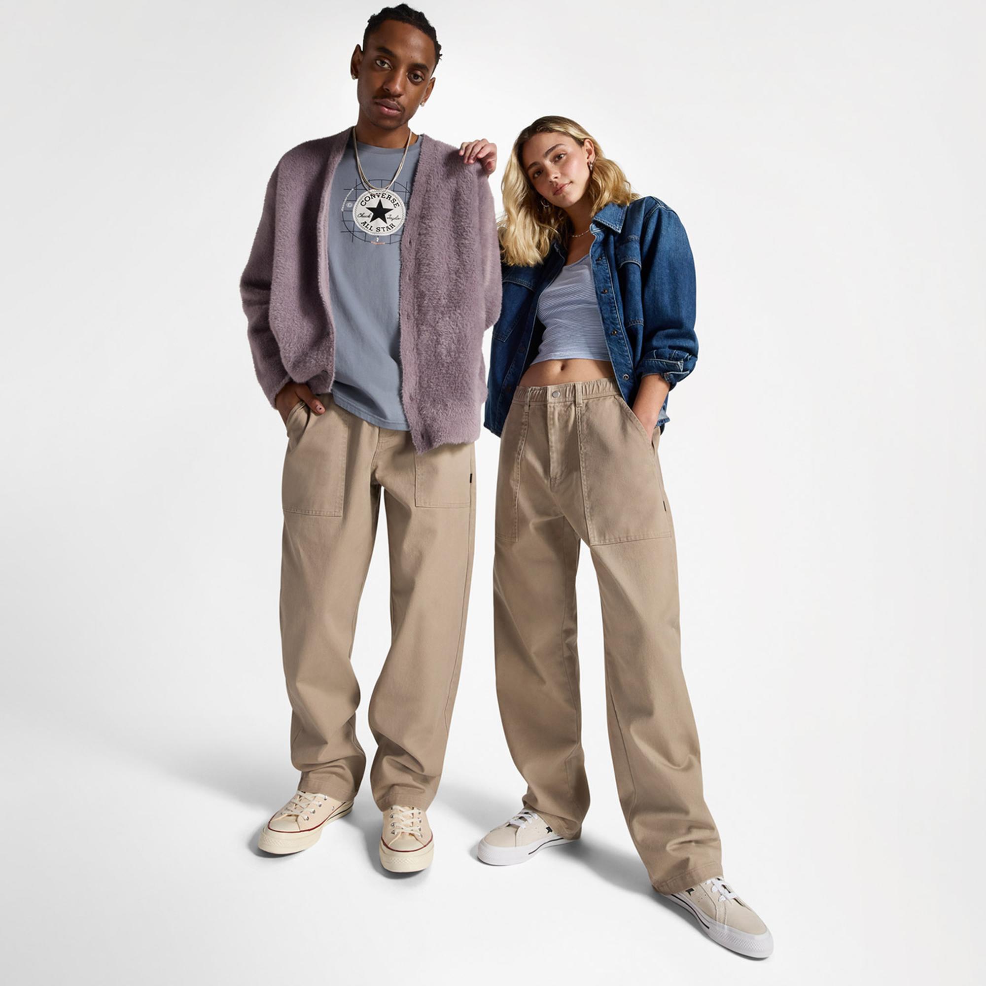 Converse Harbor Pant Vintage Cargo Unisex Kahverengi Eşofman Altı