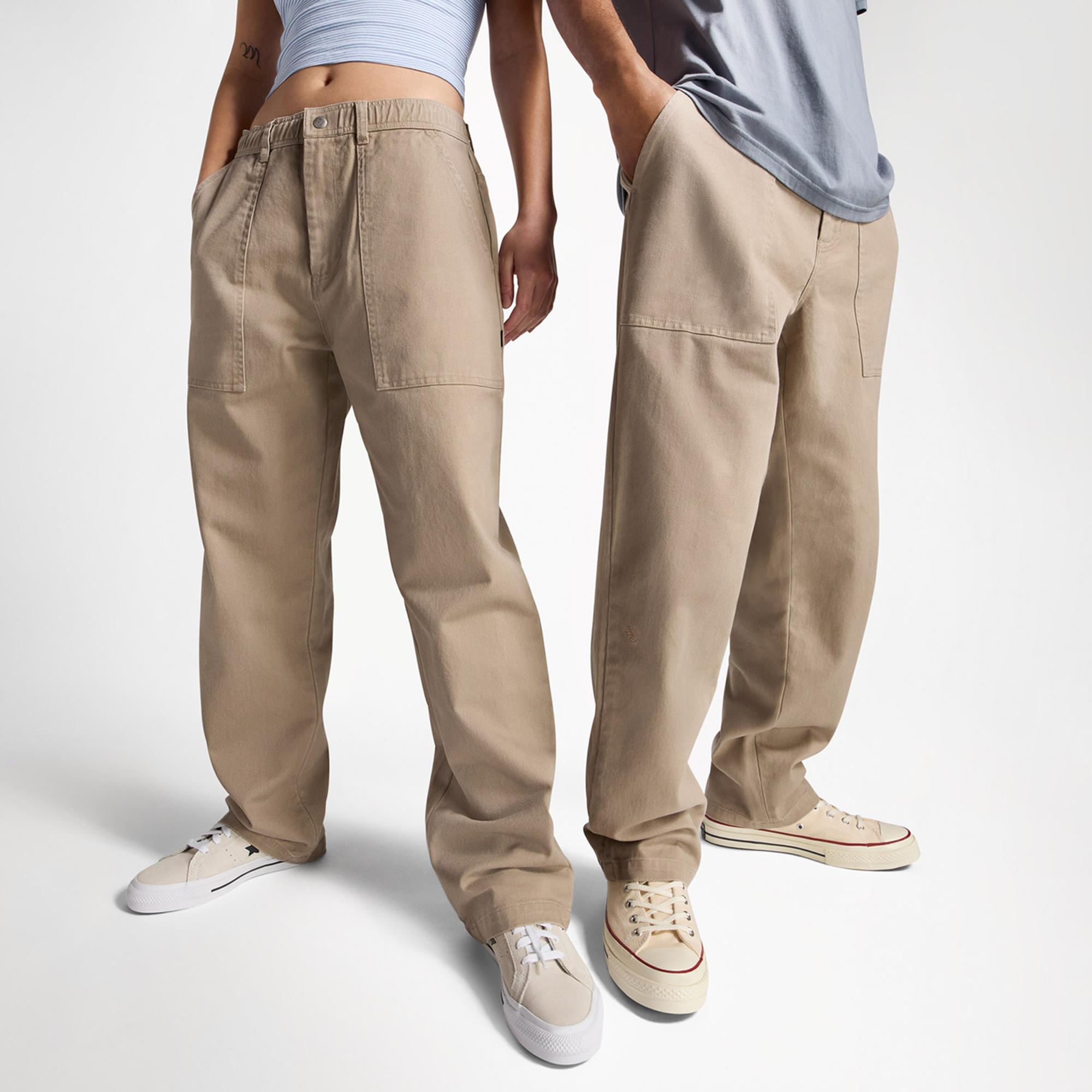 Converse Harbor Pant Vintage Cargo Unisex Kahverengi Eşofman Altı