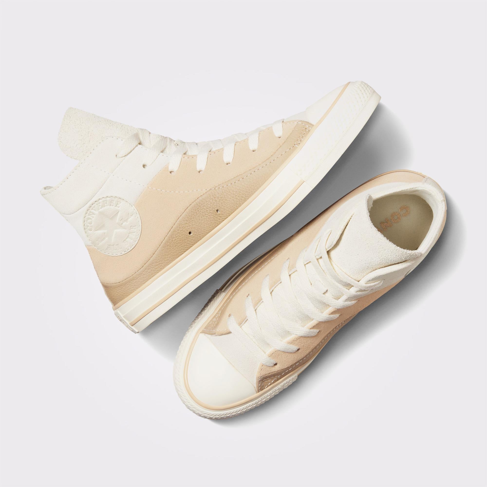 Converse Chuck Taylor All Star Unisex Krem Deri Sneaker