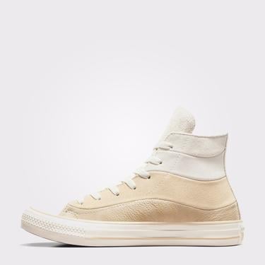  Converse Chuck Taylor All Star Unisex Krem Deri Sneaker