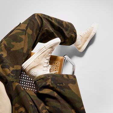  Converse Chuck Taylor All Star Unisex Krem Deri Sneaker