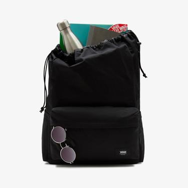  Vans Old Skool Cinch Büzgülü Kadın Siyah Sırt Çantası