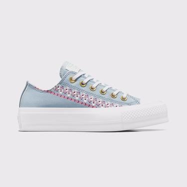  Converse Chuck Taylor All Star Lift Kadın Mavi Platform Sneaker