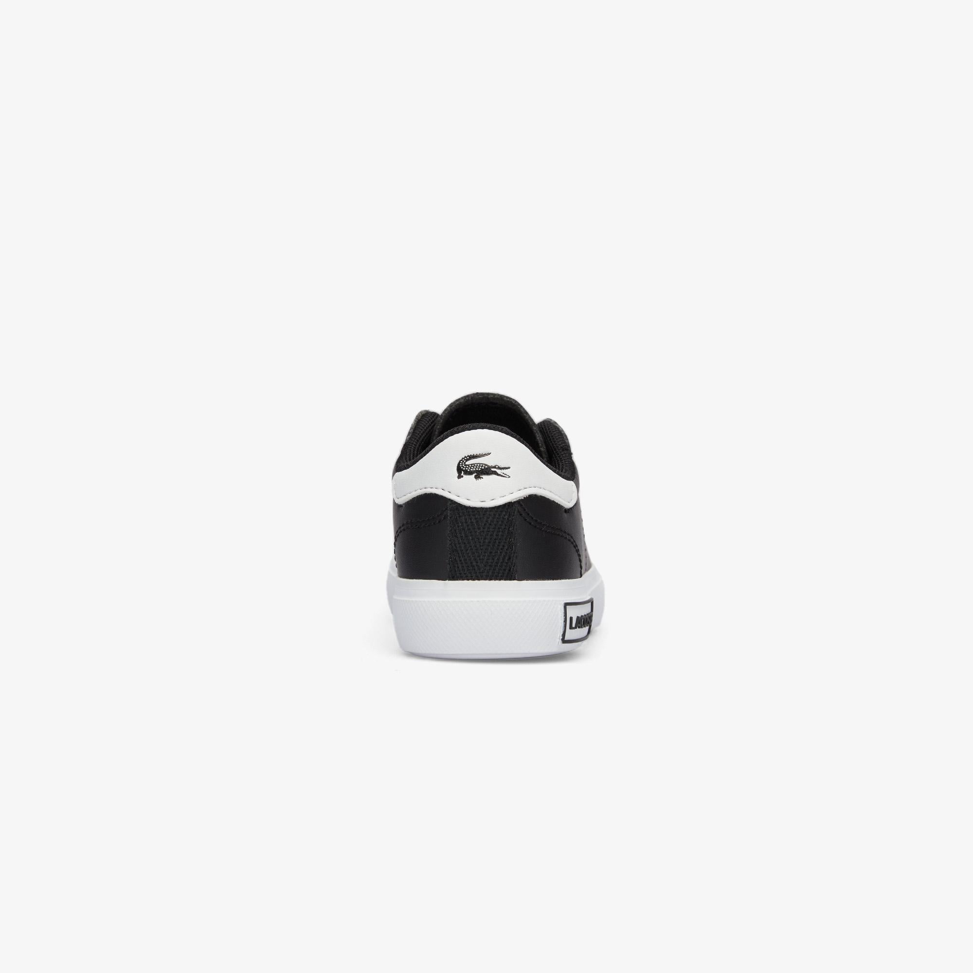Lacoste POWERCOURT Bebek Siyah/Beyaz Sneaker