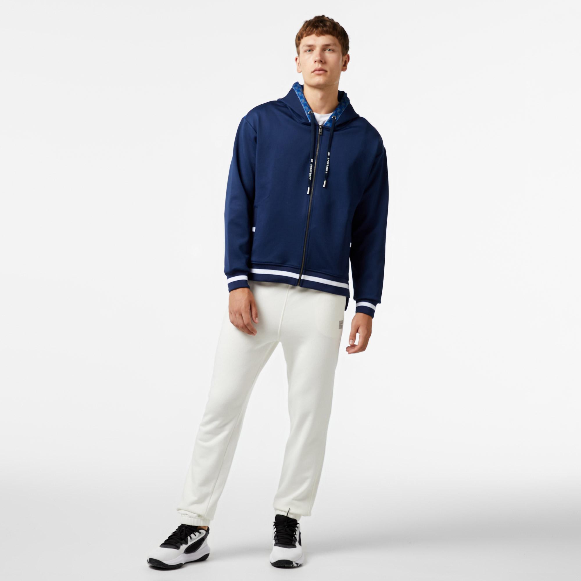 Sportempt St197 Erkek Lacivert Sweatshirt