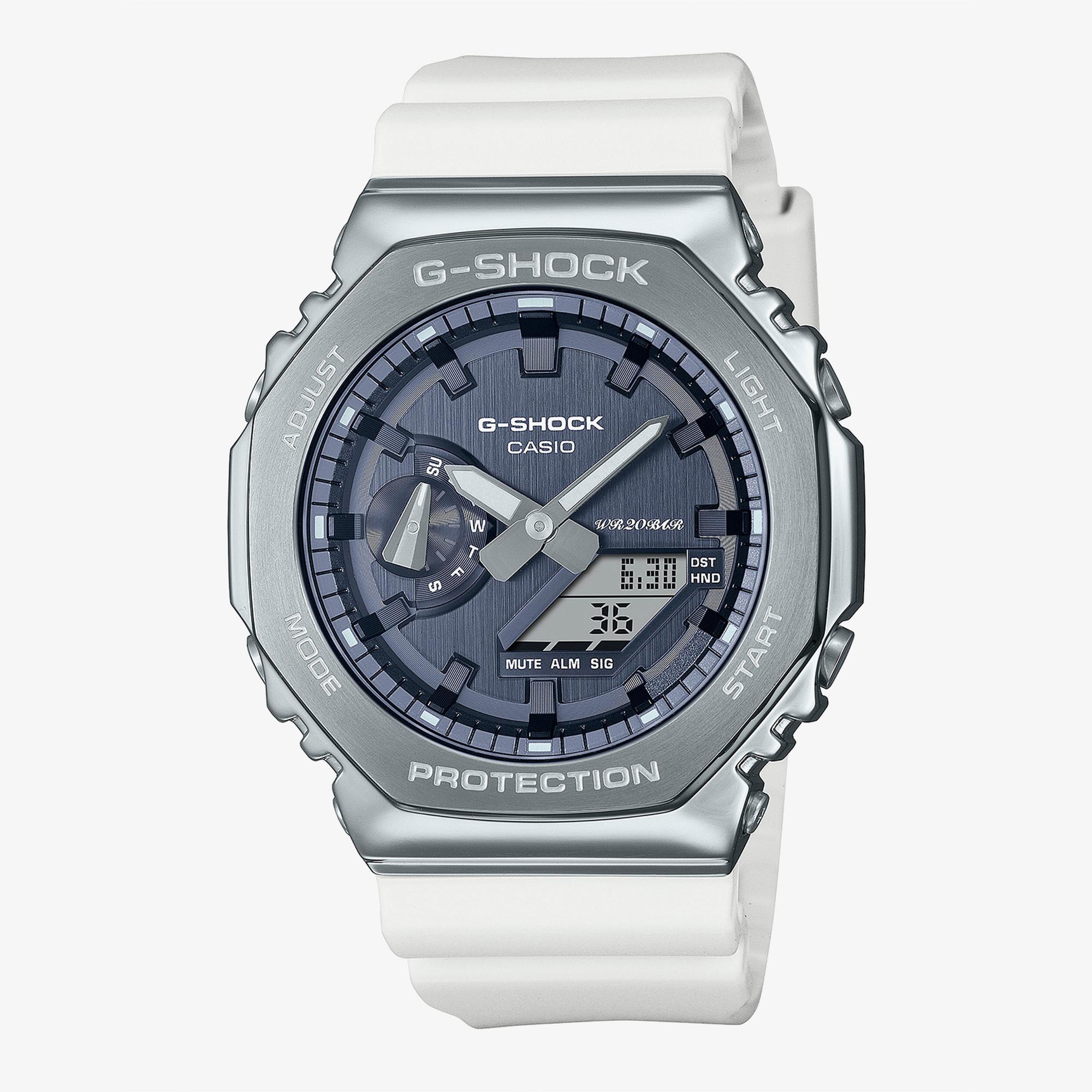 Casio GaB001Cbrs6Adr Erkek Gri/Beyaz Kol Saati