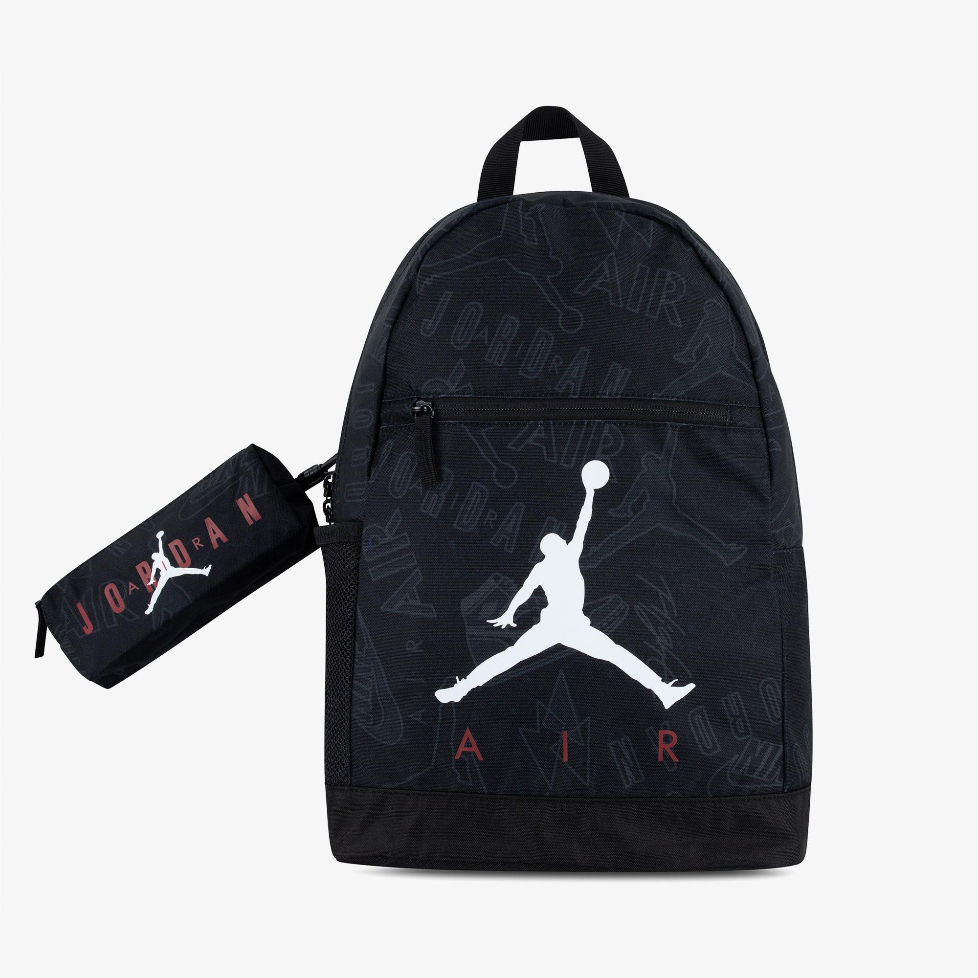 Jordan Jan Air School Unisex Siyah Sırt Çantası