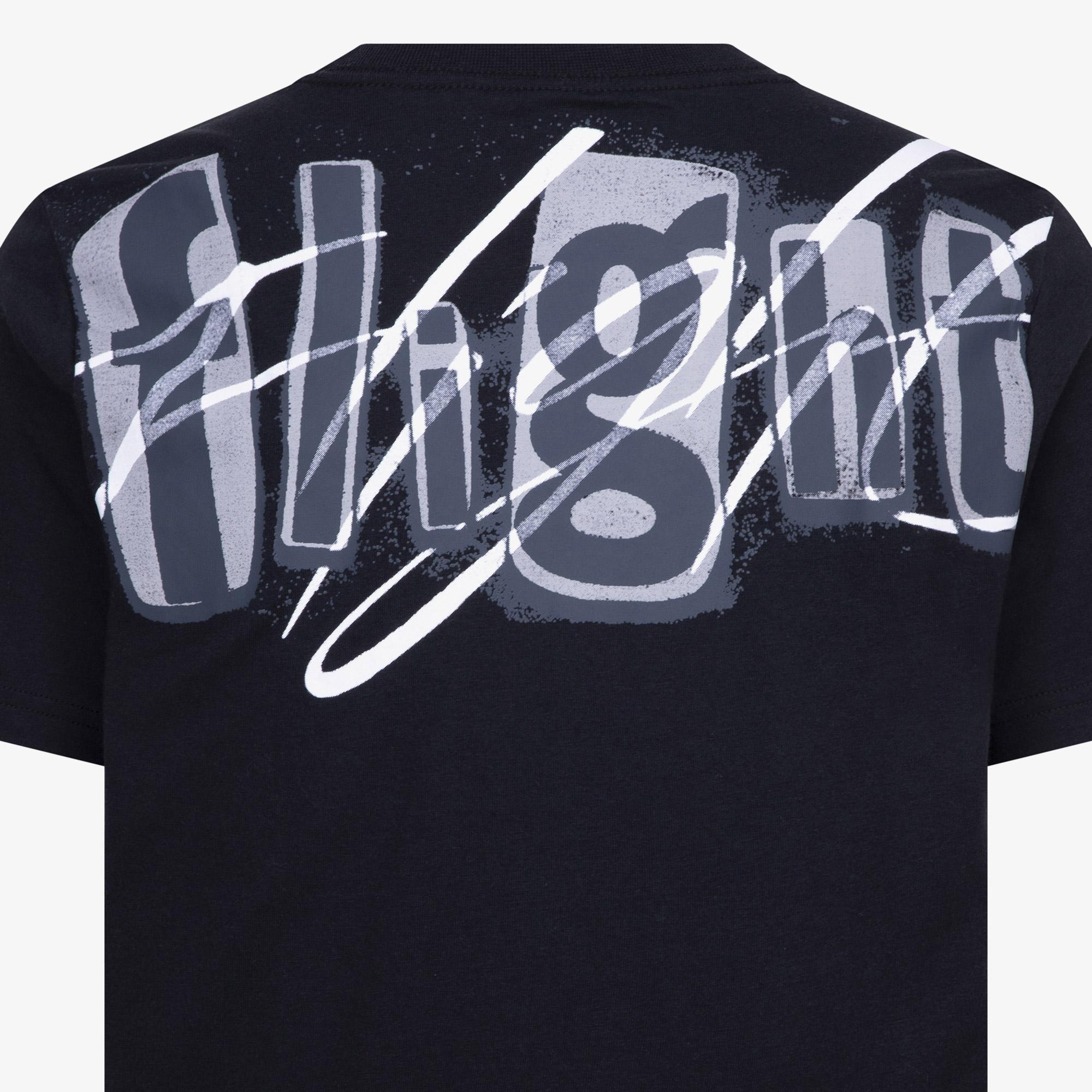 Jordan Flight Team Çocuk Siyah Kısa Kol T-Shirt