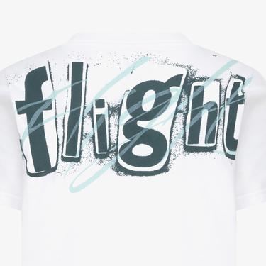  Jordan Jdb Flight Team Çocuk Beyaz Kısa Kol T-Shirt