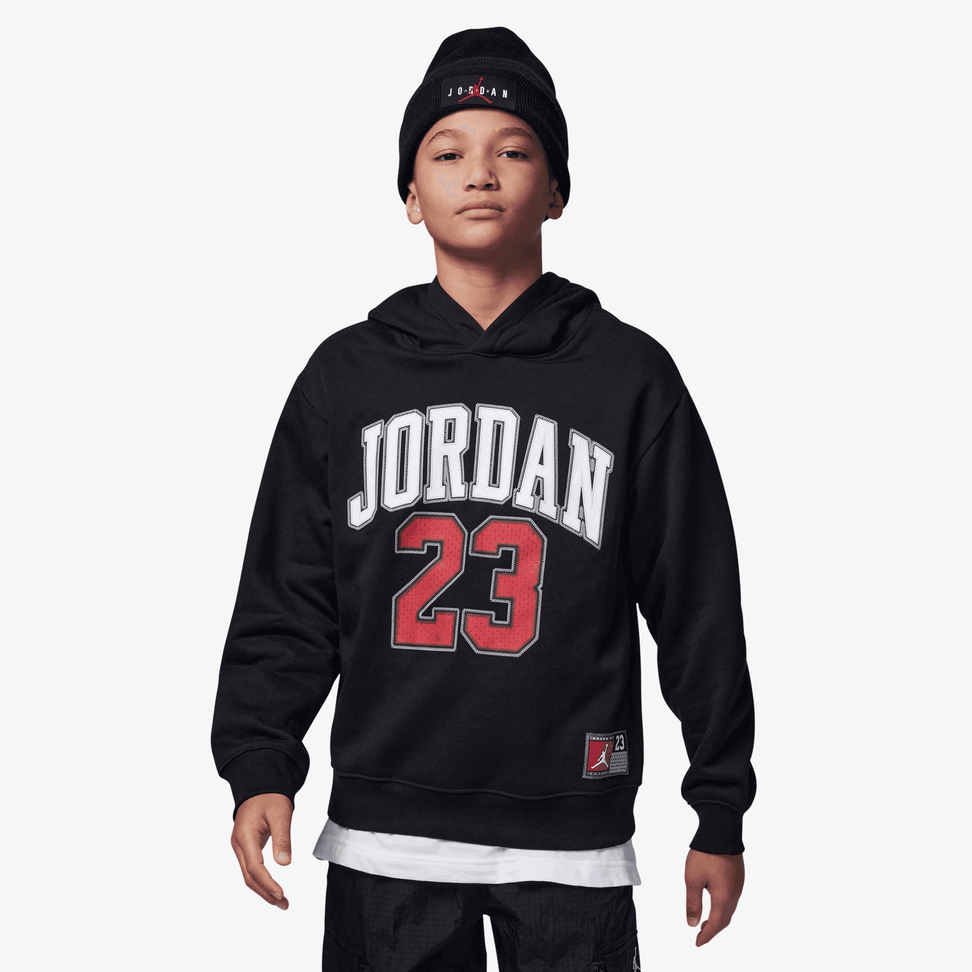 Jordan Jdn Jordan Fleece Pullover  Hoodie Çocuk Siyah Kapüşonlu Sweatshirt