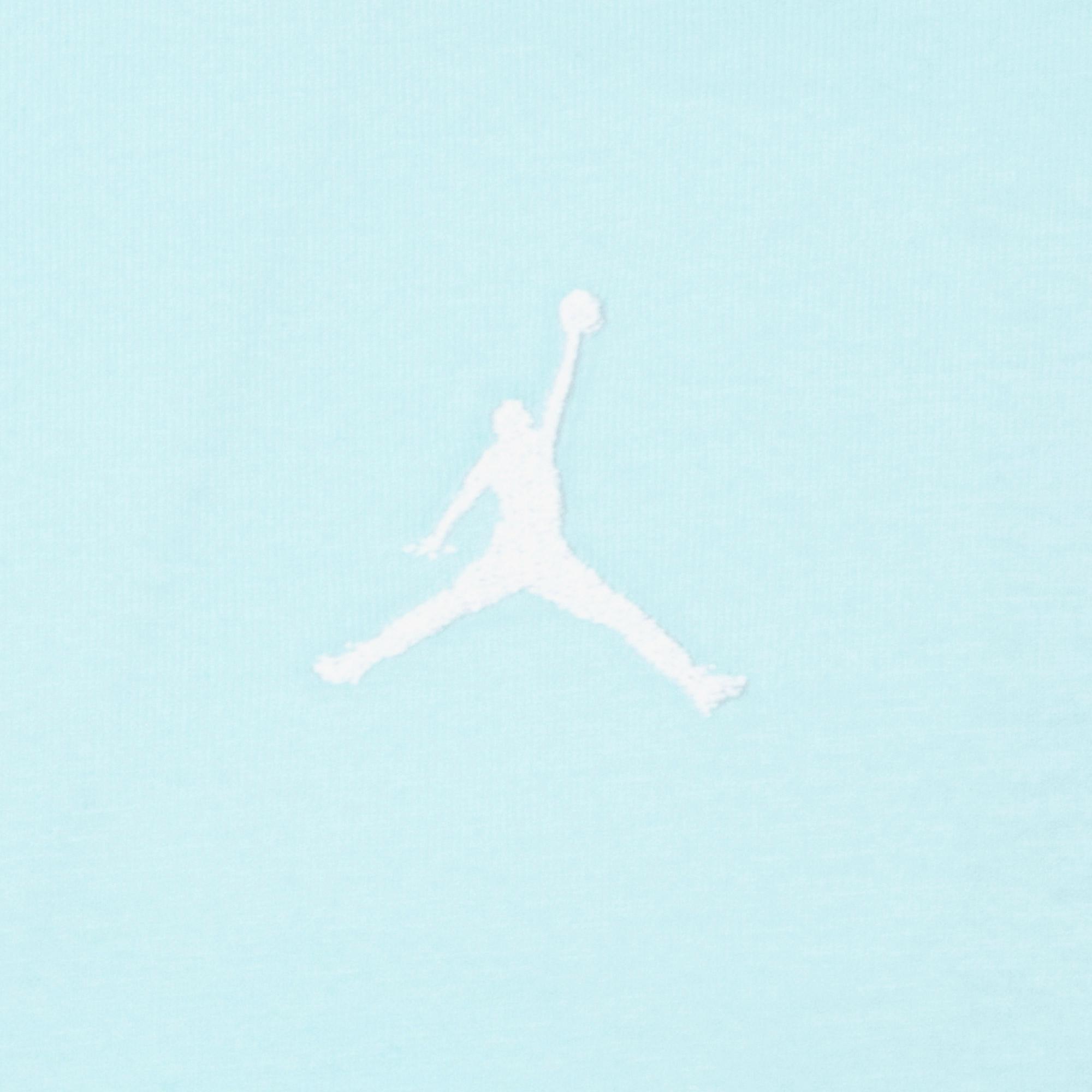 Jordan MJ Brooklyn Essentials Çocuk Mavi Kısa Kol T-Shirt