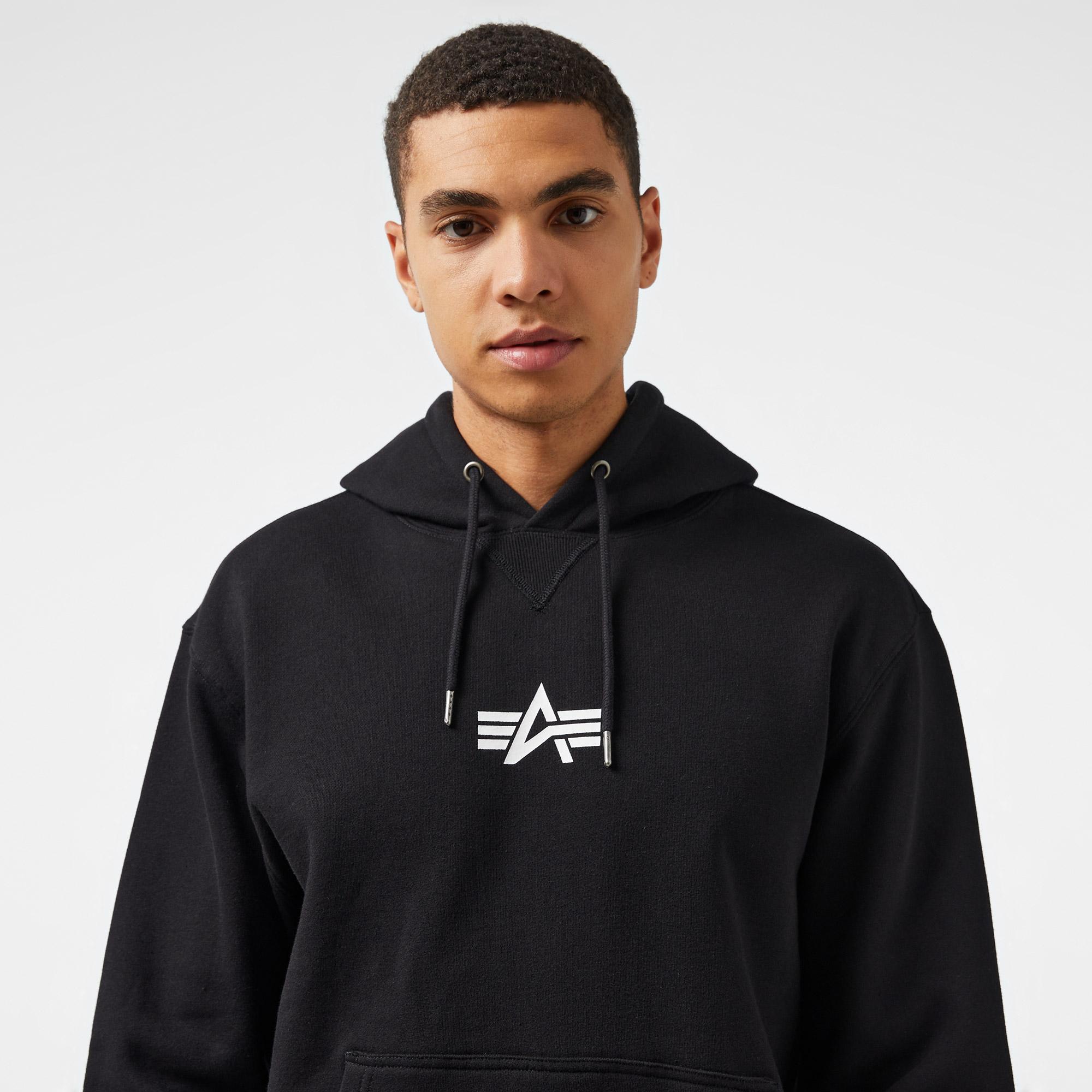 Alpha Industries Born Of Purpose Unisex Siyah Sweatshirt