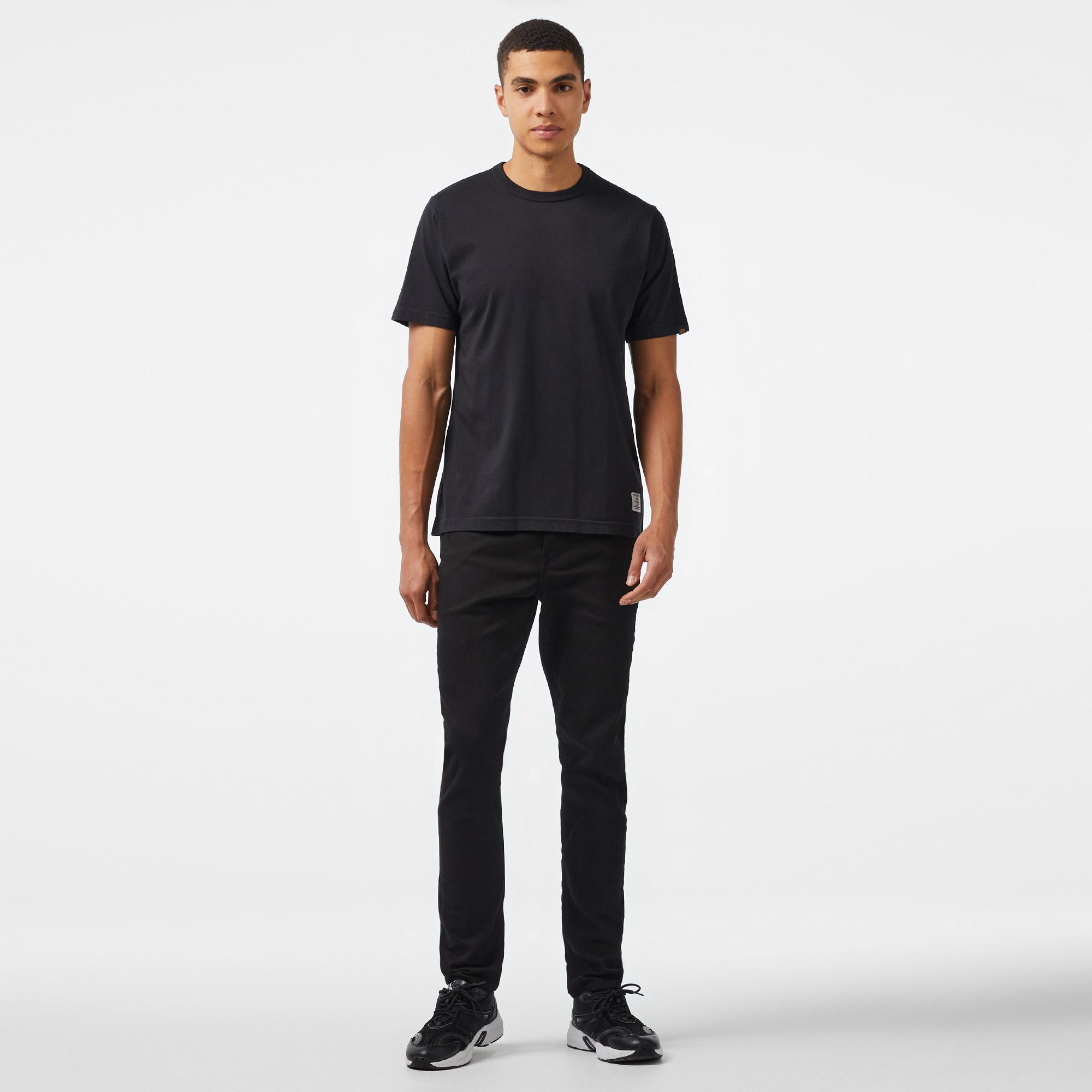 Alpha Industries Essential Gen II Unisex Siyah T-Shirt