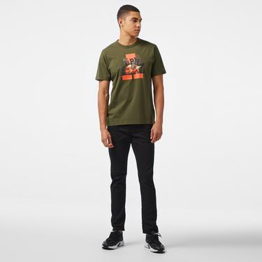  Alpha Industries Alpha Eagle Unisex Yeşil T-Shirt