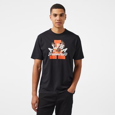  Alpha Industries Alpha Eagle Unisex Siyah T-Shirt
