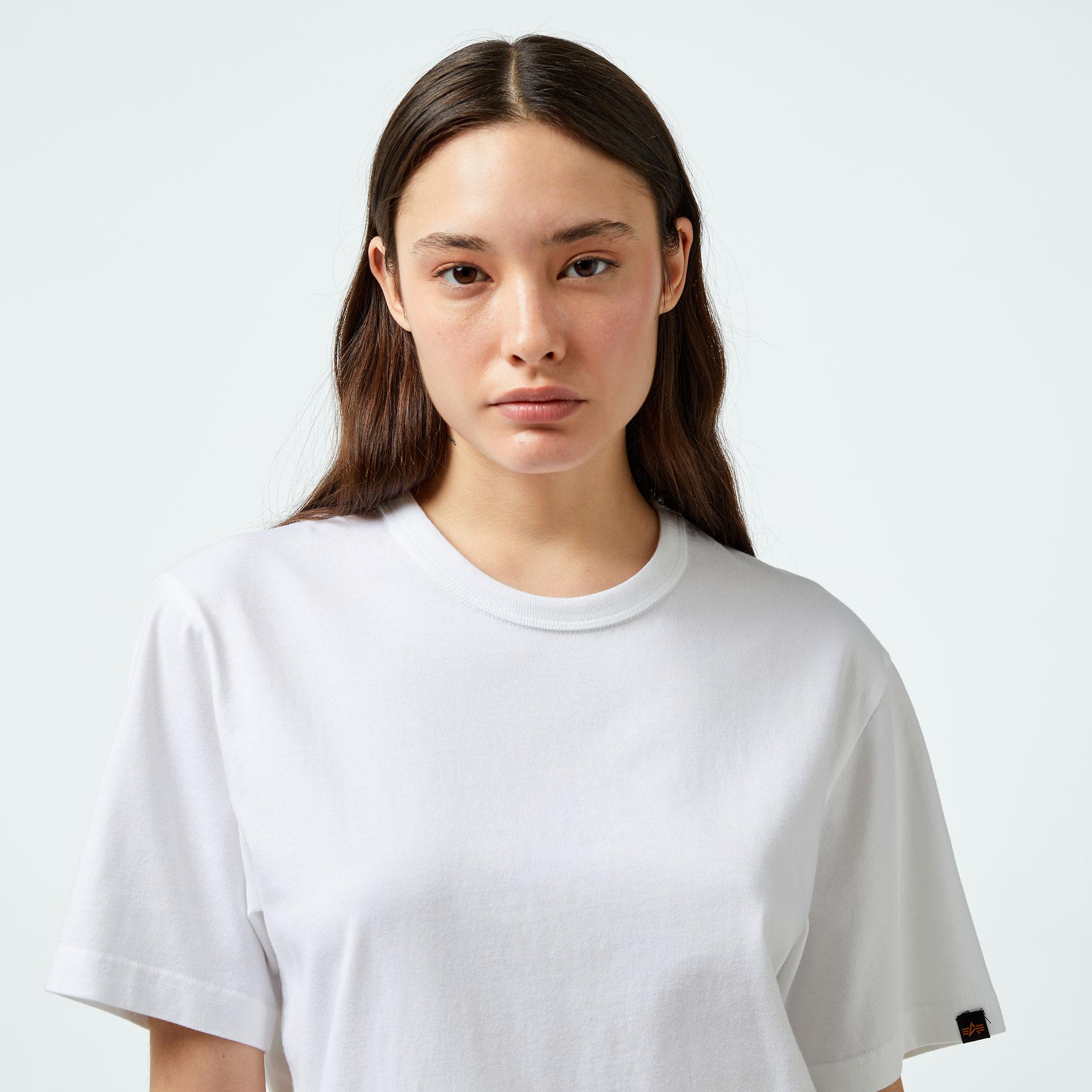 Alpha Industries Essential Gen II Unisex Beyaz T-Shirt