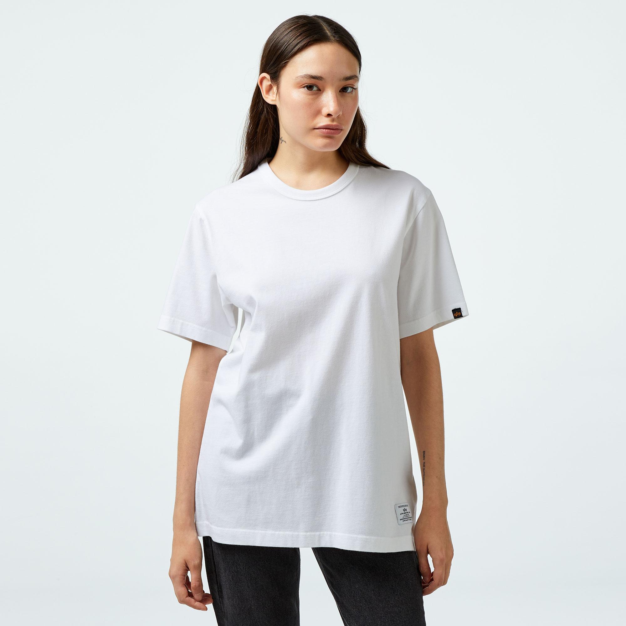 Alpha Industries Essential Gen II Unisex Beyaz T-Shirt