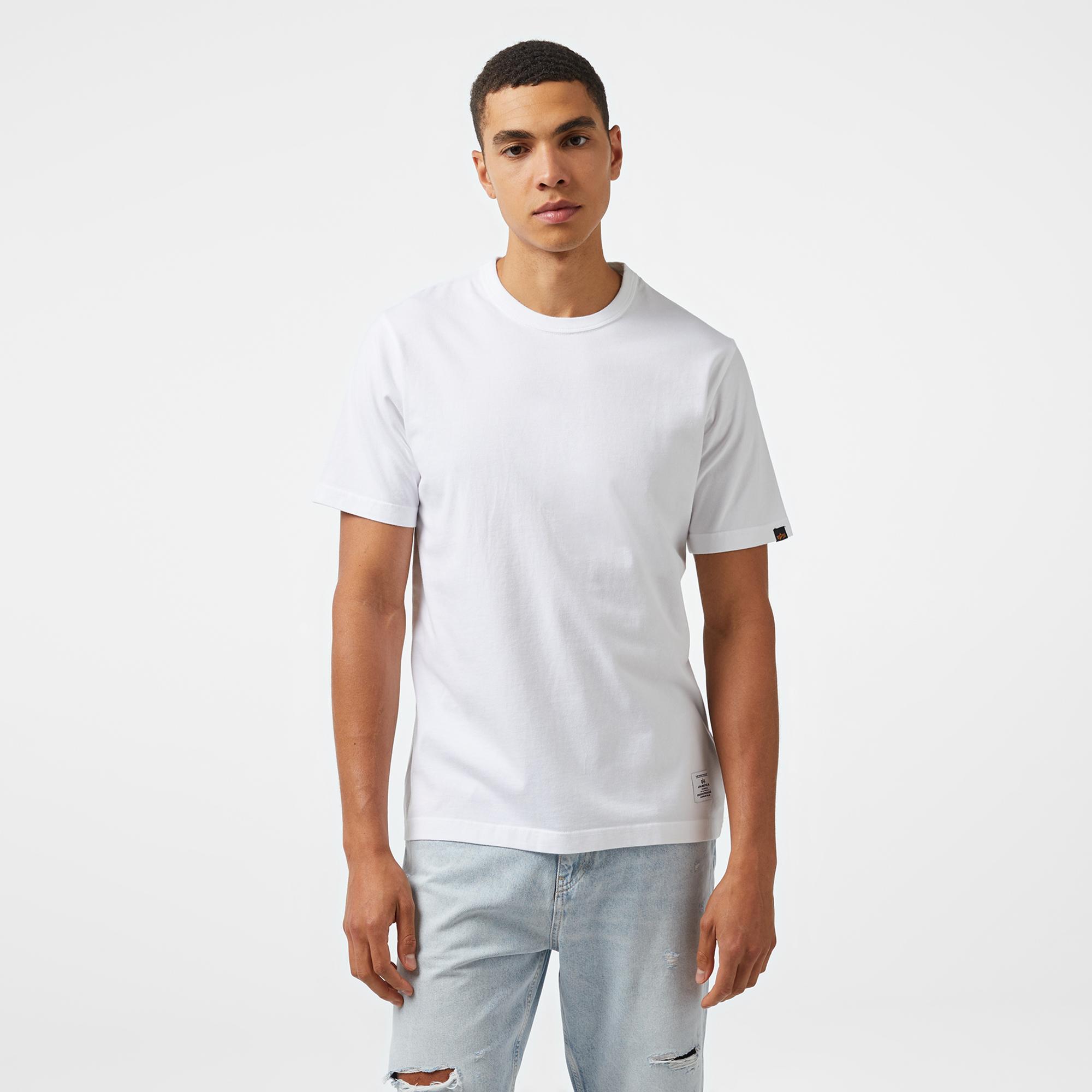 Alpha Industries Essential Gen II Unisex Beyaz T-Shirt